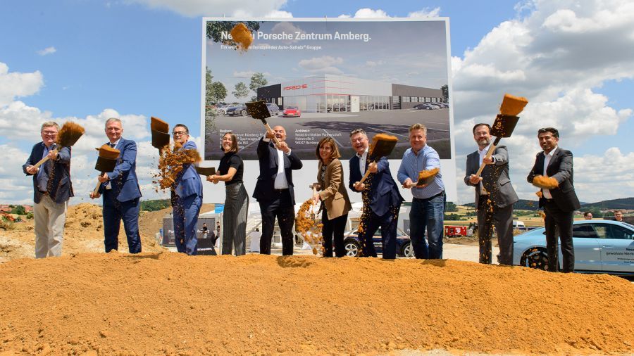 Spatenstich Porsche Zentrum Amberg