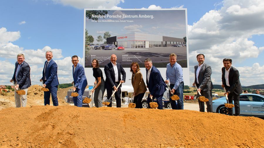 Spatenstich Porsche Zentrum Amberg