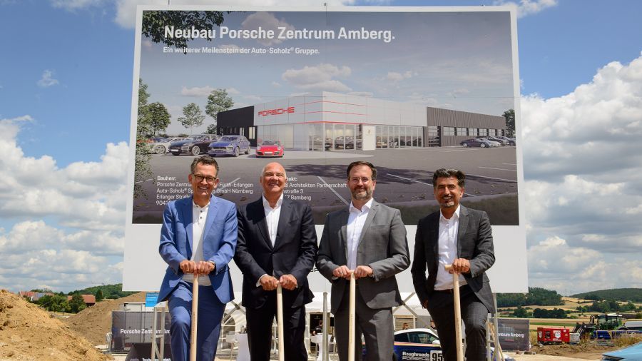 Spatenstich Porsche Zentrum Amberg